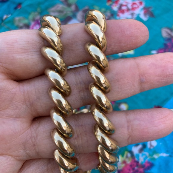 Beautiful 14kt Yellow Gold San Marco Chain Necklace (47.7 grams) - Picture 10 of 13